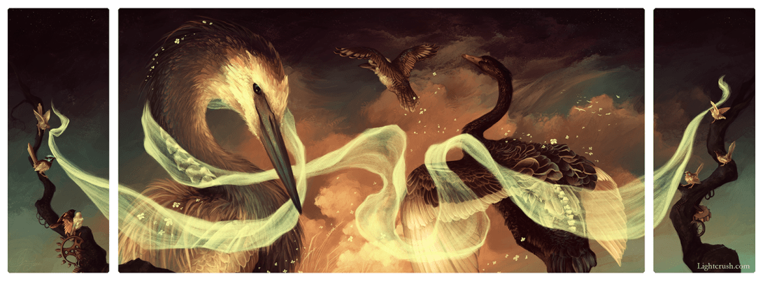 Circling Skies Border WM